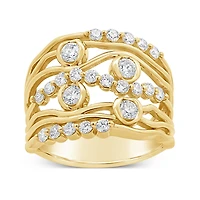 Glacier Fire Canadian 1.00CTW Diamond Fashion Ring in 10K Yellow Gold