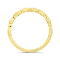 Diamond Stackable Ring in 10K Yellow Gold