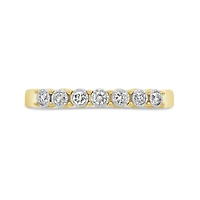 0.15CTW Diamond Stackable Band in 10K Yellow Gold