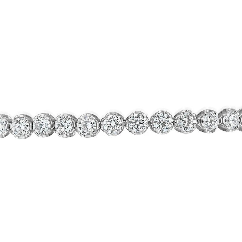 New Brilliance Lab Grown 5.00CTW Diamond Tennis Bracelet in 10K White Gold