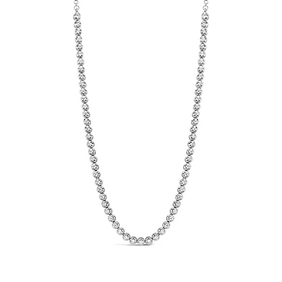 New Brilliance Lab Grown 1.00CTW Diamond Necklace in Sterling Silver