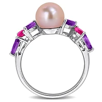 Julianna B Sterling Silver 7.5-8Mm Pink Pearl