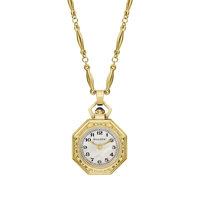 Bulova Women'S Rubaiyat White Mother Of Pearl Watch
