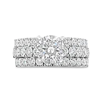 New Brilliance Lab Grown 5.00CTW Diamond Bridal Set in 14K White Gold