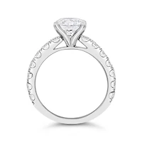 New Brilliance Lab Grown 5.00CTW Diamond Bridal Set in 14K White Gold