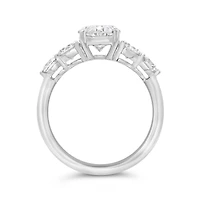 New Brilliance Lab Grown 2.75CTW Oval Diamond Bridal Ring in 14K White Gold