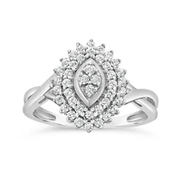 New Brilliance Lab Grown 0.50CTW Diamond Fashion Ring in Sterling Silver