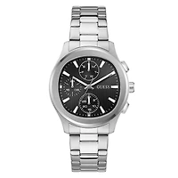Guess Mens Silver Tone Palmer Watch