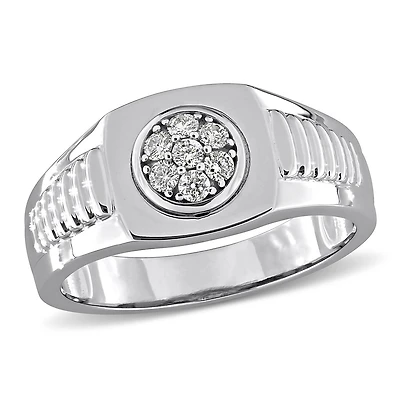 Julianna B 10K White Gold 0.25CTW Diamond Ring