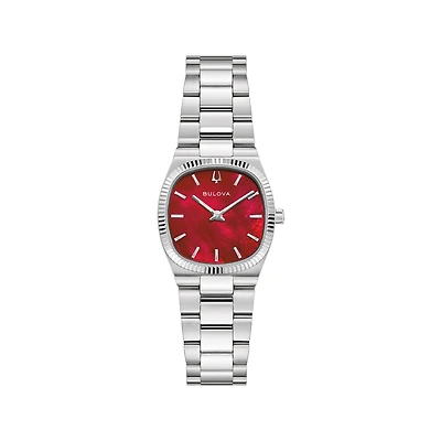 Bulova Women'S Super Seville Mother Of Pearl Dial Watch