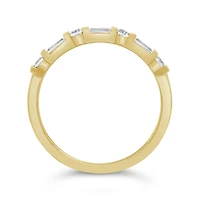 New Brilliance Lab Grown 0.25Ctw Diamond Band In 10K Yellow Gold