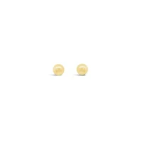 10K Yellow Gold 3mm Ball Earrings