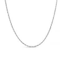 10K White Gold 20" 0.90mm Corena Chain