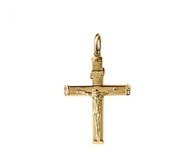 10K Yellow Gold Crucifix