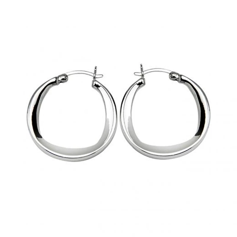 Elle "New Form" 27mm Hoop Earrings