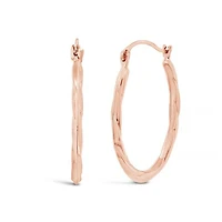 10K Yellow Gold 2x20mm Tube Earrings