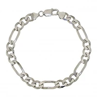 Sterling Silver 20" 8.2mm Figaro Chain