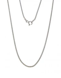 Sterling Silver 16" 1.5mm Curb Chain
