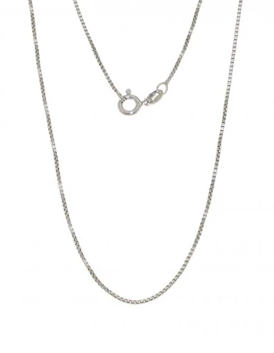 Sterling Silver 22" 1.1mm Box Chain
