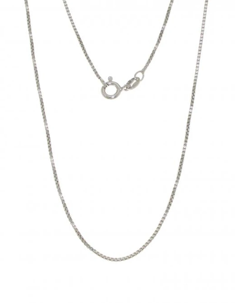 Sterling Silver 24" 1.1mm Box Chain
