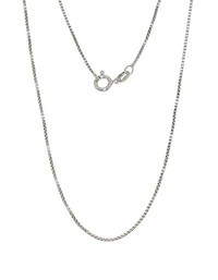 Sterling Silver 24" 1.1mm Box Chain