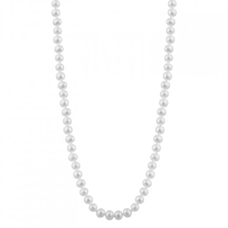 Freshwater 6-6.6mm White Pearl Necklace