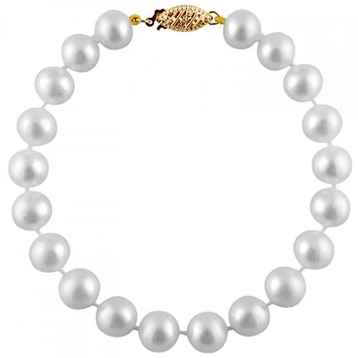 White Freshwater 7-7.5mm Pearl Bracelet