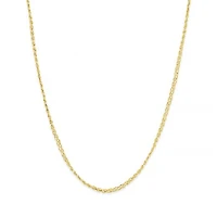 14K Yellow Gold Three Row Ball & Bead Twist Necklace