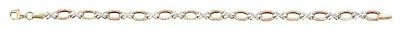 10K Rose Gold Circle Bracelet