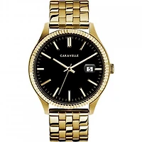 Caravelle Men's Gold & Black Chronograph