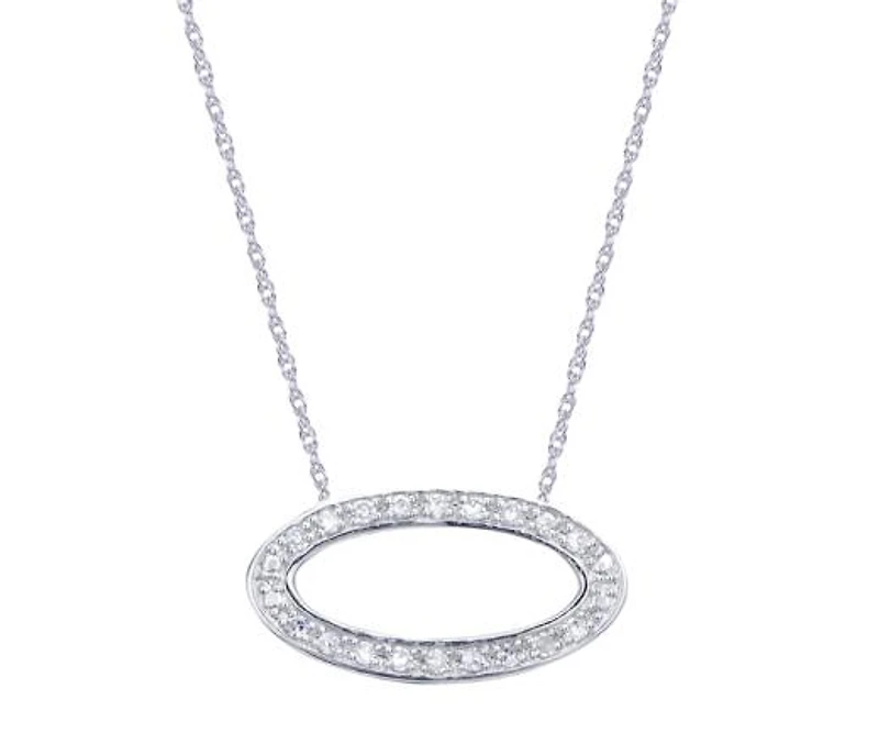 Midnight Diamond Reversible Pendant