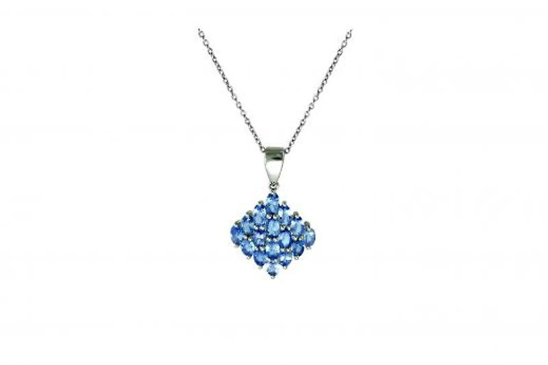 Sterling Silver Tanzanite Pendant