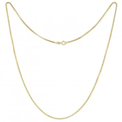 10K Yellow Gold 24" 2.2mm Semisolid Diamond Cut Box Chain