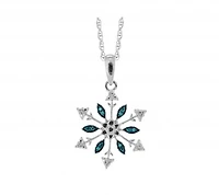 Caribbean Diamond Snowflake Pendant