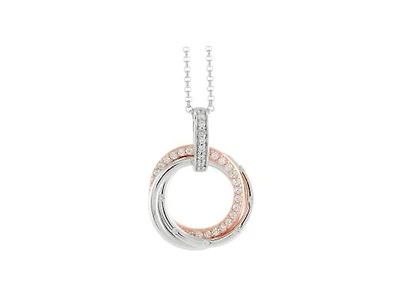 Triple Circle Cubic Zirconia Pendant