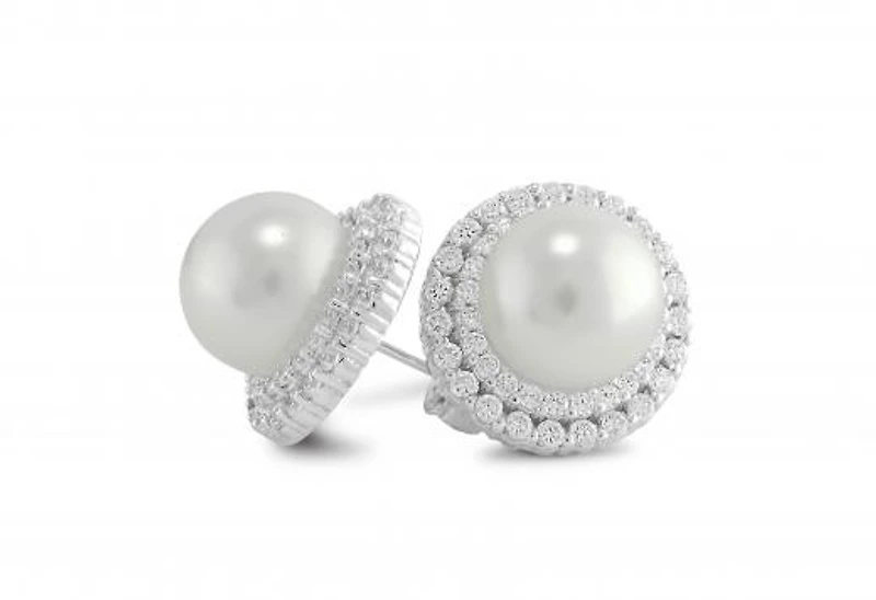 Sterling Silver Freshwater Pearl Earrings