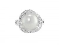 Sterling Silver Freshwater Pearl Ring