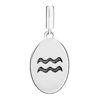 Chamilia Sterling Silver Zodiac Aquarius