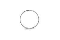 10K White Gold 15mm Sleeper Single