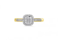 10K Yellow Gold Promise Ring