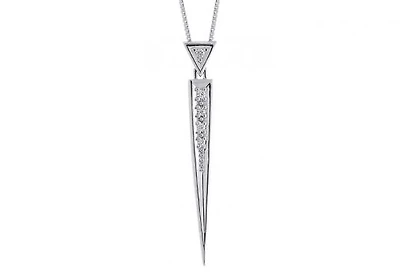 Sterling Silver Pointed Pendant