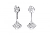 Sterling Silver Front Back Earrings