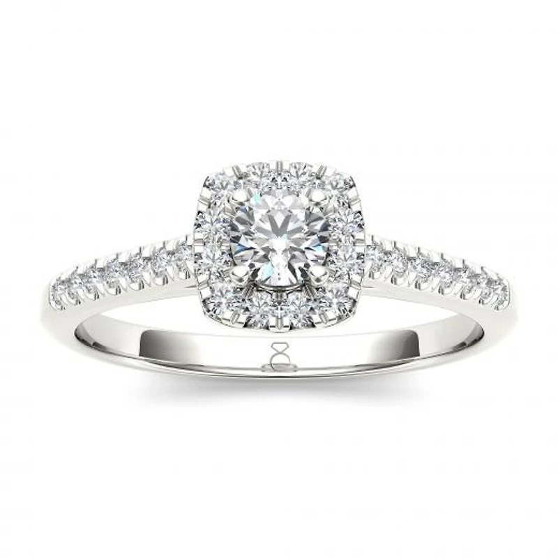 My Diamond Story 14K White Gold Bridal Ring 0.40CTW