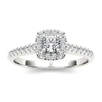 My Diamond Story 14K White Gold Bridal Ring 0.40CTW