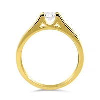 Glacier Fire Canadian Diamond 14K Yellow Gold 0.74CTW Bridal Ring