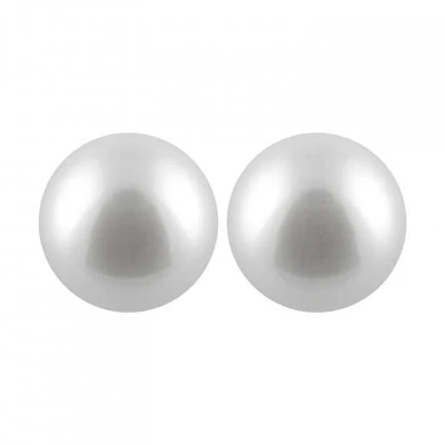 Large Pearl Stud Earrings