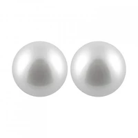 Large Pearl Stud Earrings