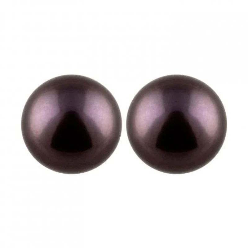 Large Pearl Stud Earrings