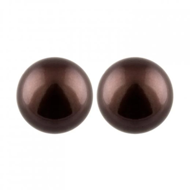 Large Pearl Stud Earrings