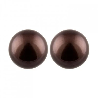 Large Pearl Stud Earrings